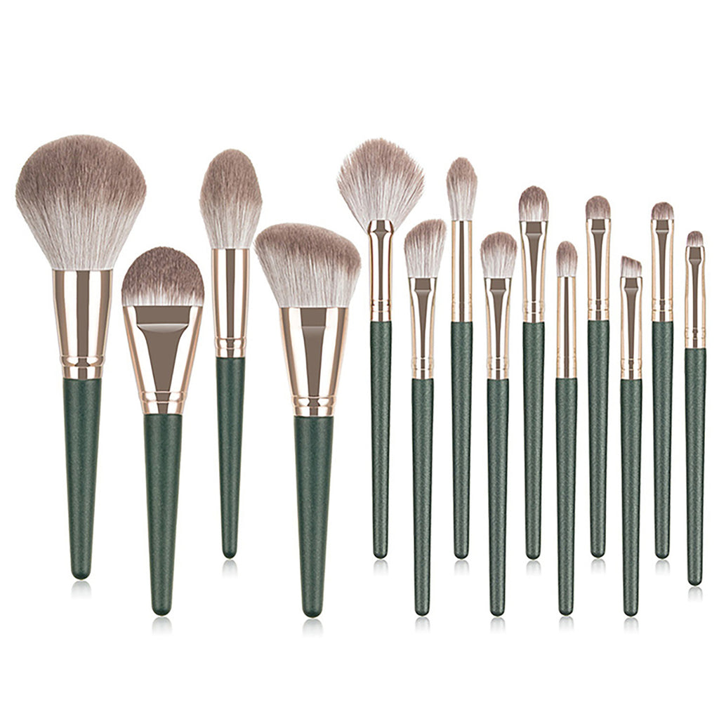 Green Cloud 14 Make-up Pinsel-Set – Bild 2 | LuxeStyle