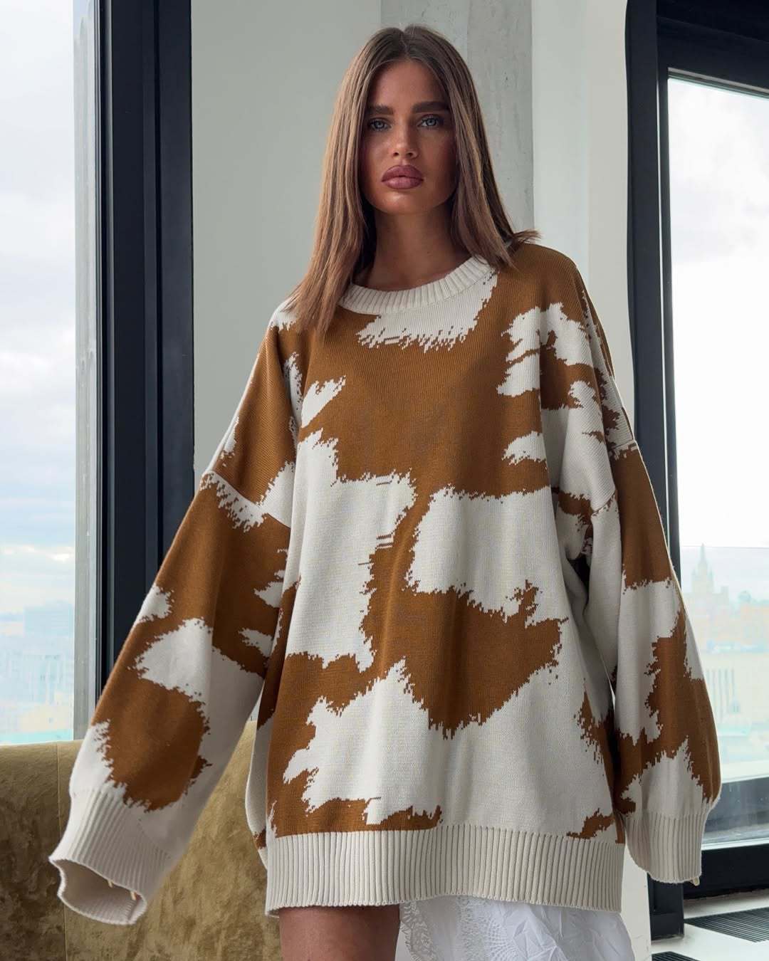 Vielseitiger Oversize Pullover für Damen