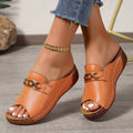 Dicksohlige Sandalen