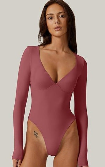 Elegante Damen T-back Strumpfanzug