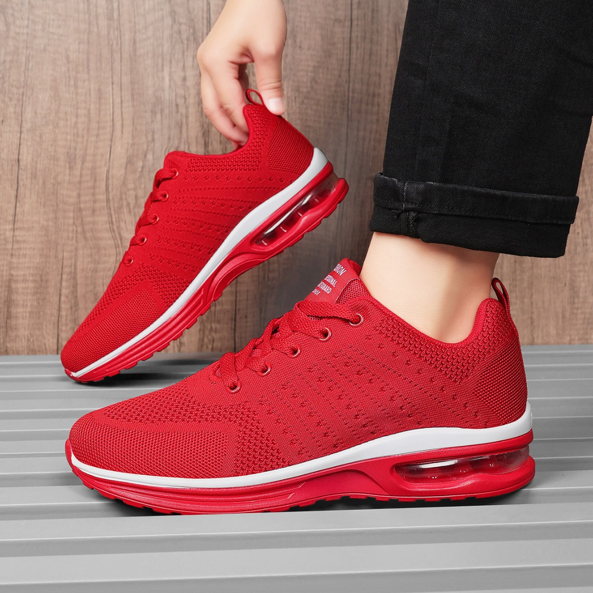 Leichte atmungsaktive Flyknit Laufschuhe – Bild 5 | LuxeStyle