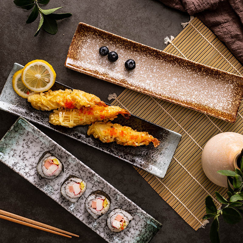 Japanische Keramik-Sushiteller, 28 cm – Bild 18 | LuxeStyle
