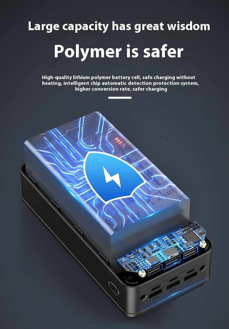 Outdoor Powerbank mit 50000 mAh Kapazität