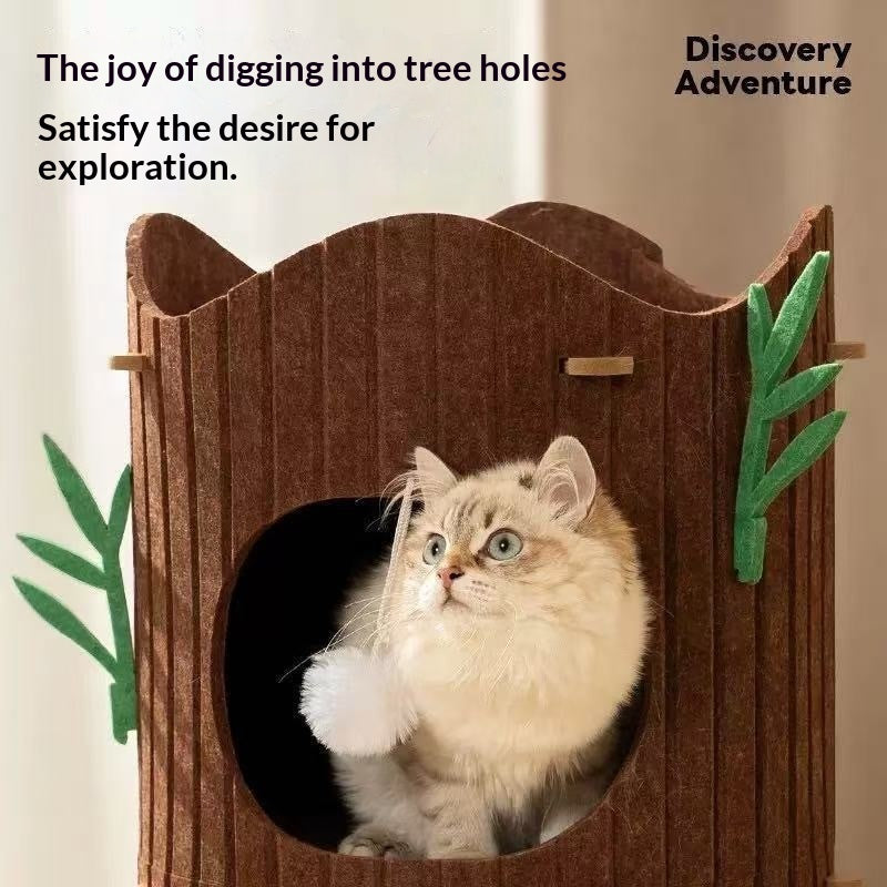 Katzenbaum mit Liegeflächen und Höhle