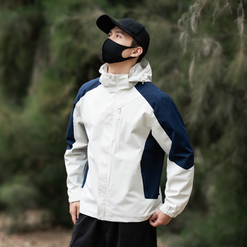Wind- und wasserdichte Outdoor-Jacke für Herren