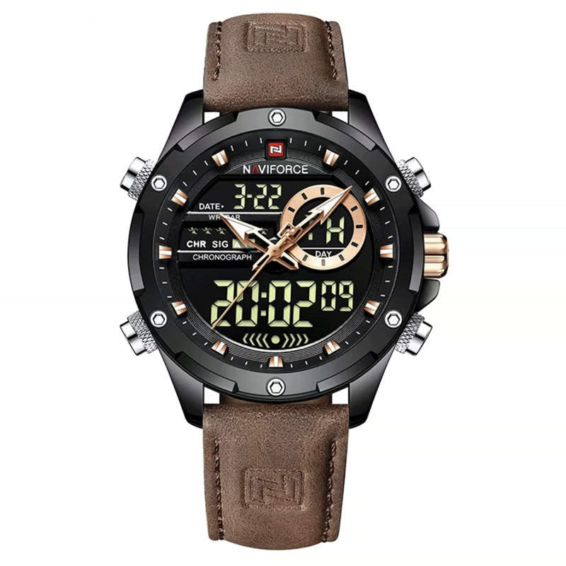 Herren Multifunktionsuhr mit Dual-Display – Bild 7 | LuxeStyle