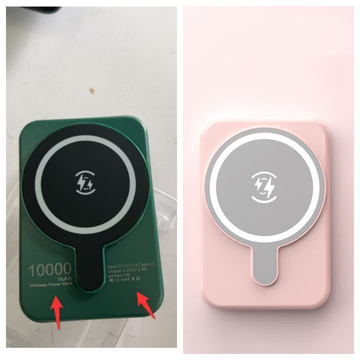 Mini Magnetisches Powerbank für schnelles Laden