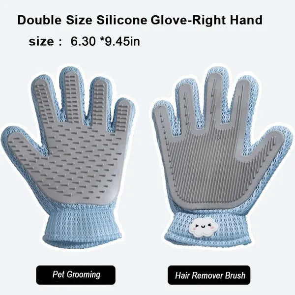 2-in-1 Pflegehandschuh für Haustiere