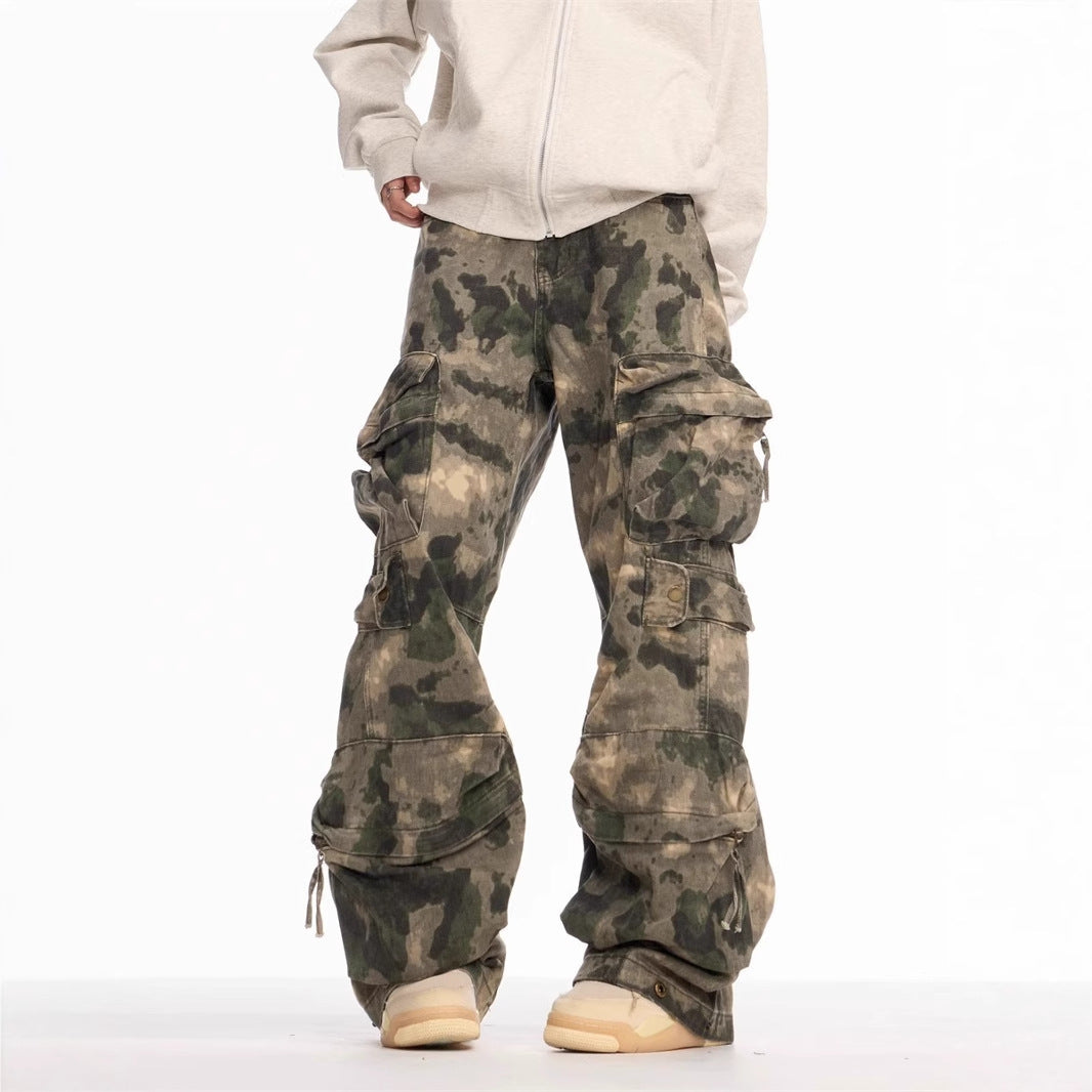 Camo-Hosen, robust, lose Passform