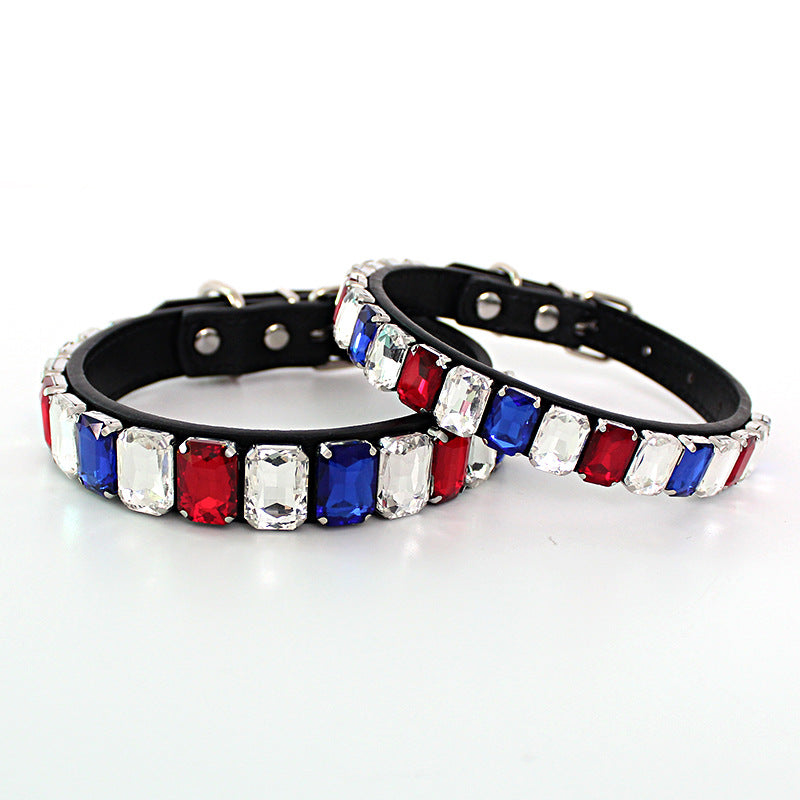 Halsband für Hunde, einfarbig, PU-Leder – Bild 5 | LuxeStyle