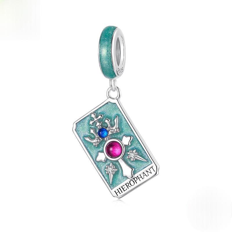 Retro Tarot-Anhänger aus 925er Silber – Bild 1 | LuxeStyle