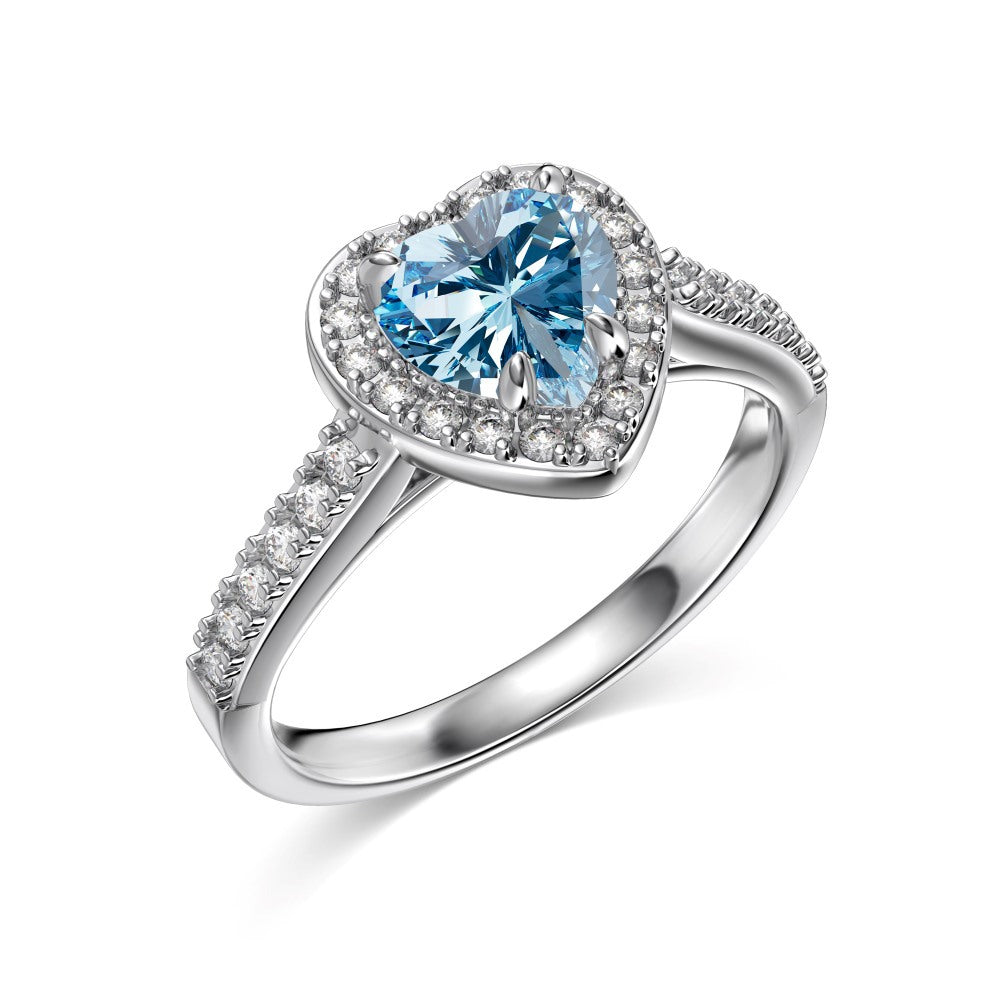 Sternzeichen Ring mit bunten Zirkonia aus Silber – Bild 6 | LuxeStyle