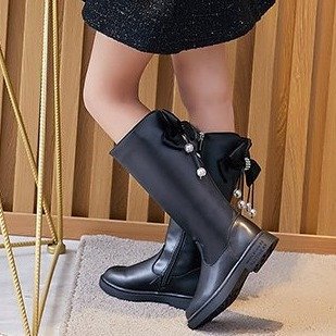 Retro Lederstiefel für Kinder – Bild 4 | LuxeStyle