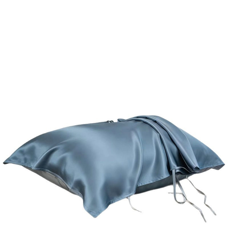 Silberner Kissenbezug aus Mulberry-Seide | LuxeStyle