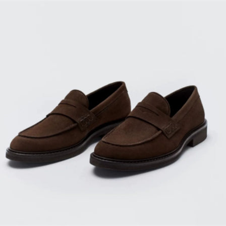 Leder Slip-On Schuhe