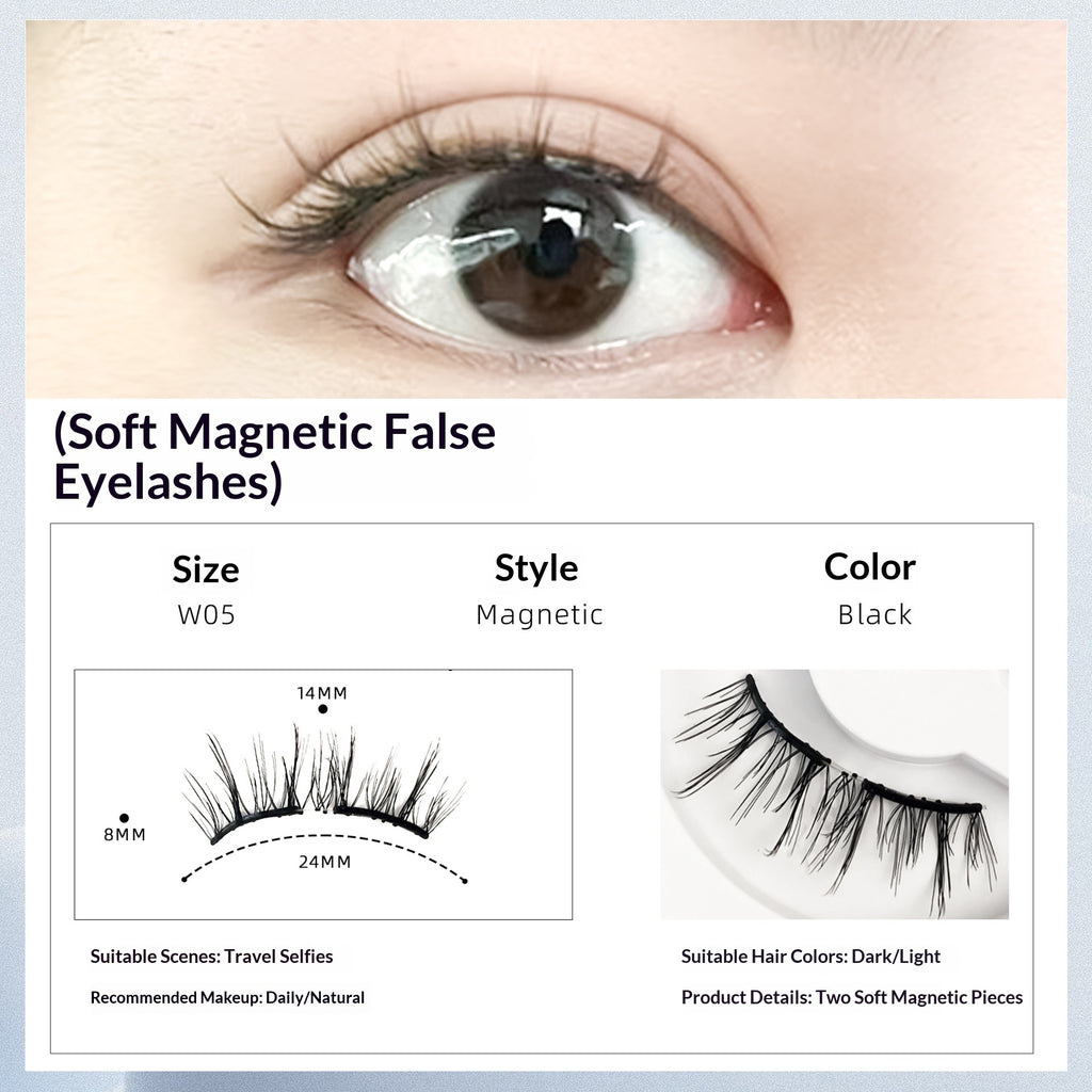 Weiche Magnet-Wimpern