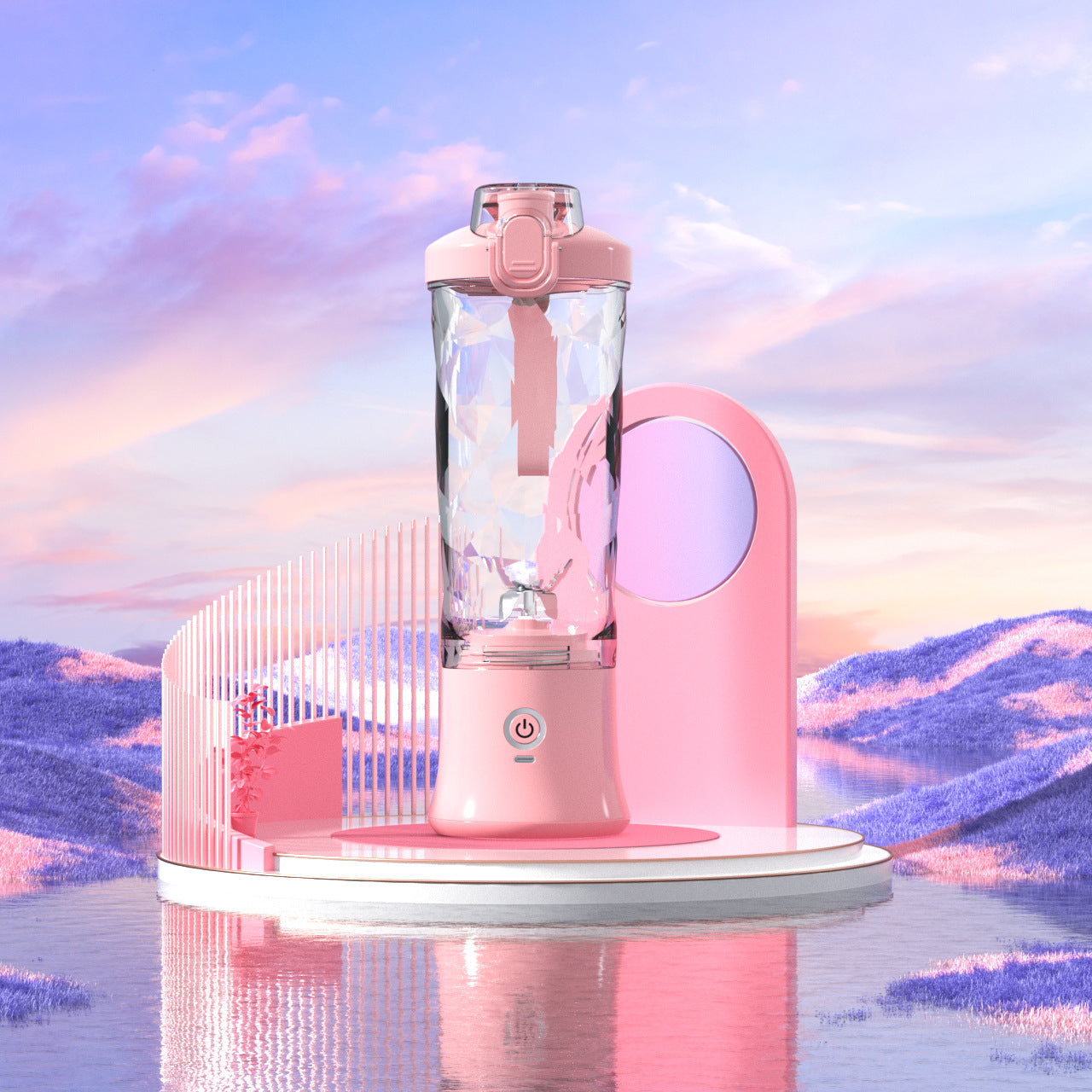 6-Blätter-Portabler-Shaker-Mixer