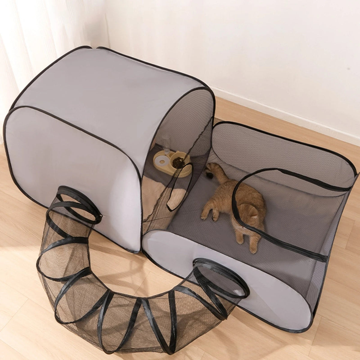 Graues Katzen-Nest – atmungsaktiv & wasserdicht – Bild 6 | LuxeStyle