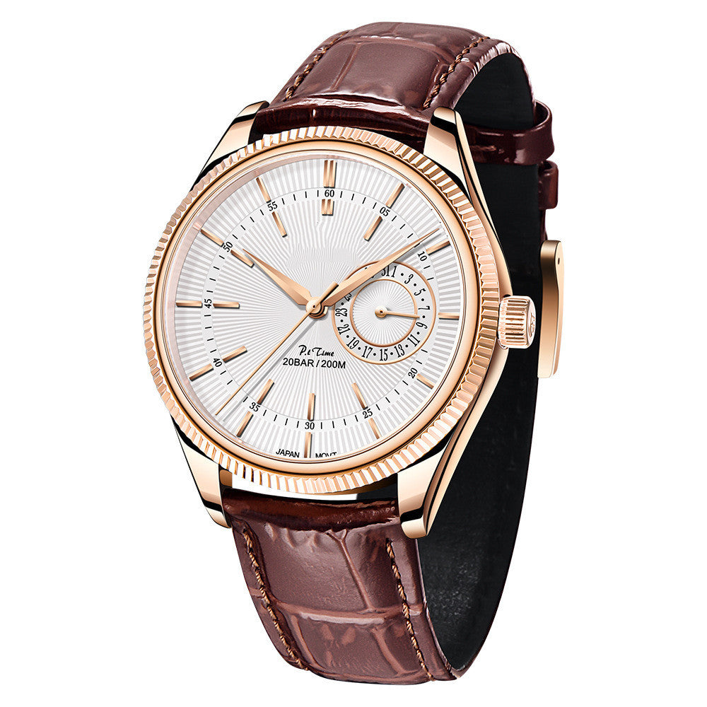 Leather-Armbanduhr – Bild 5 | LuxeStyle