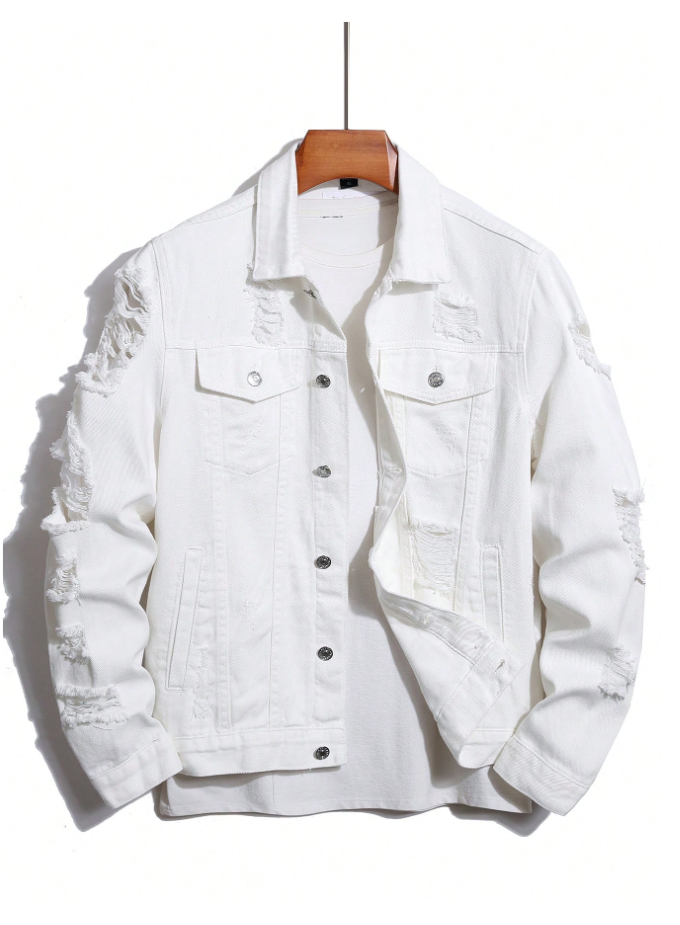 Loose-fit Denim Jacke für Herren