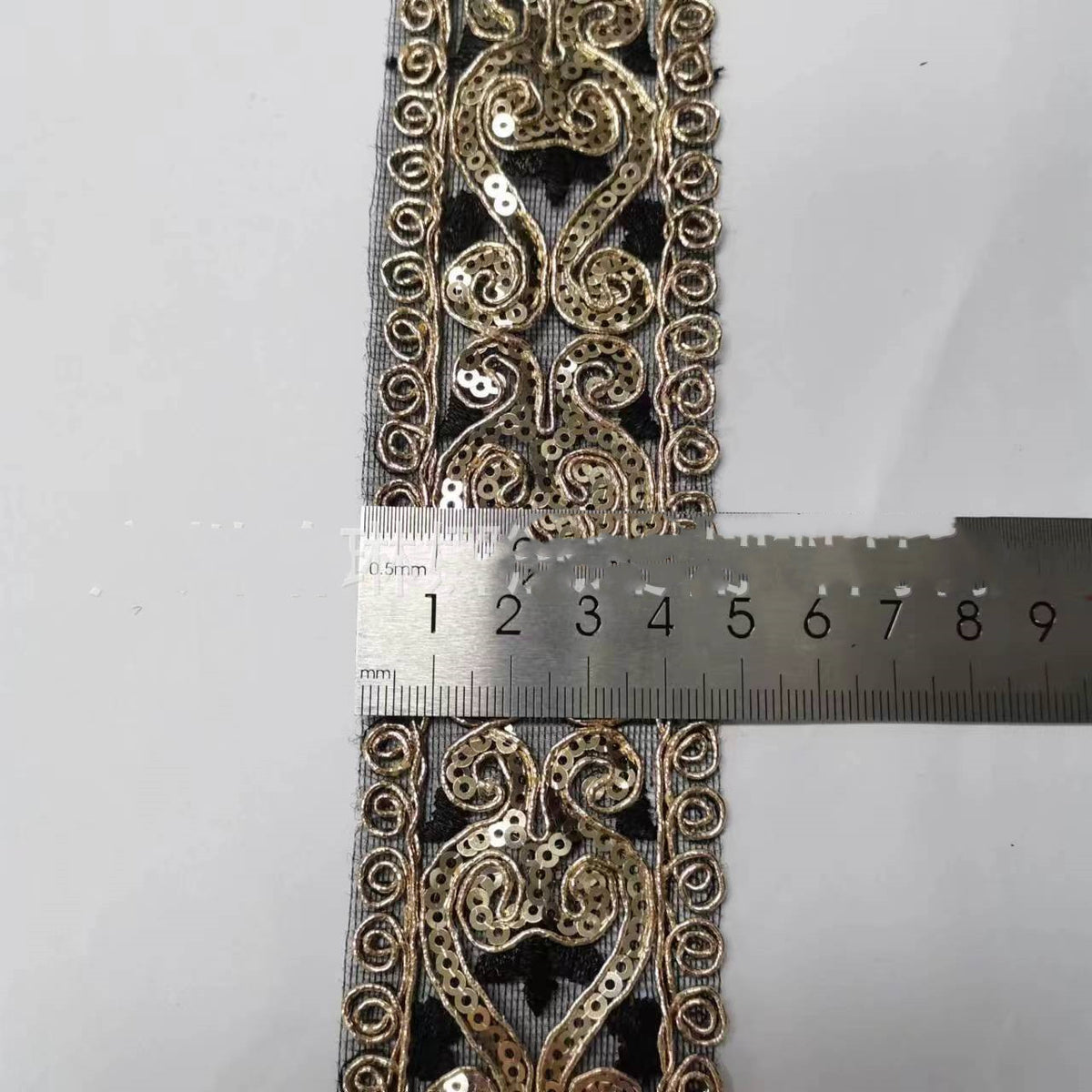 Ethnisches Stickband mit Pailletten – Bild 7 | LuxeStyle