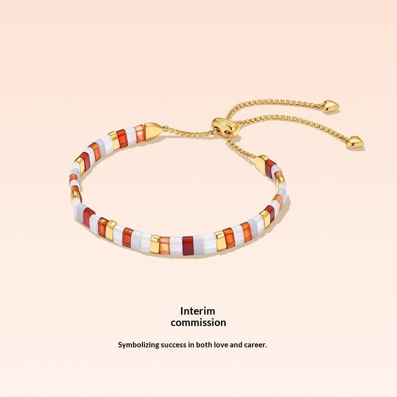 Armband mit Achat-Elementen – Bild 3 | LuxeStyle