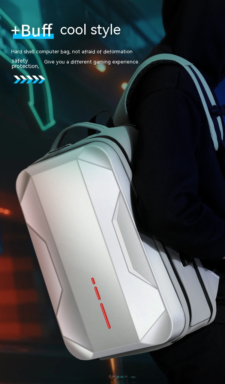 Business Rucksack mit Hartschale und USB-Anschluss