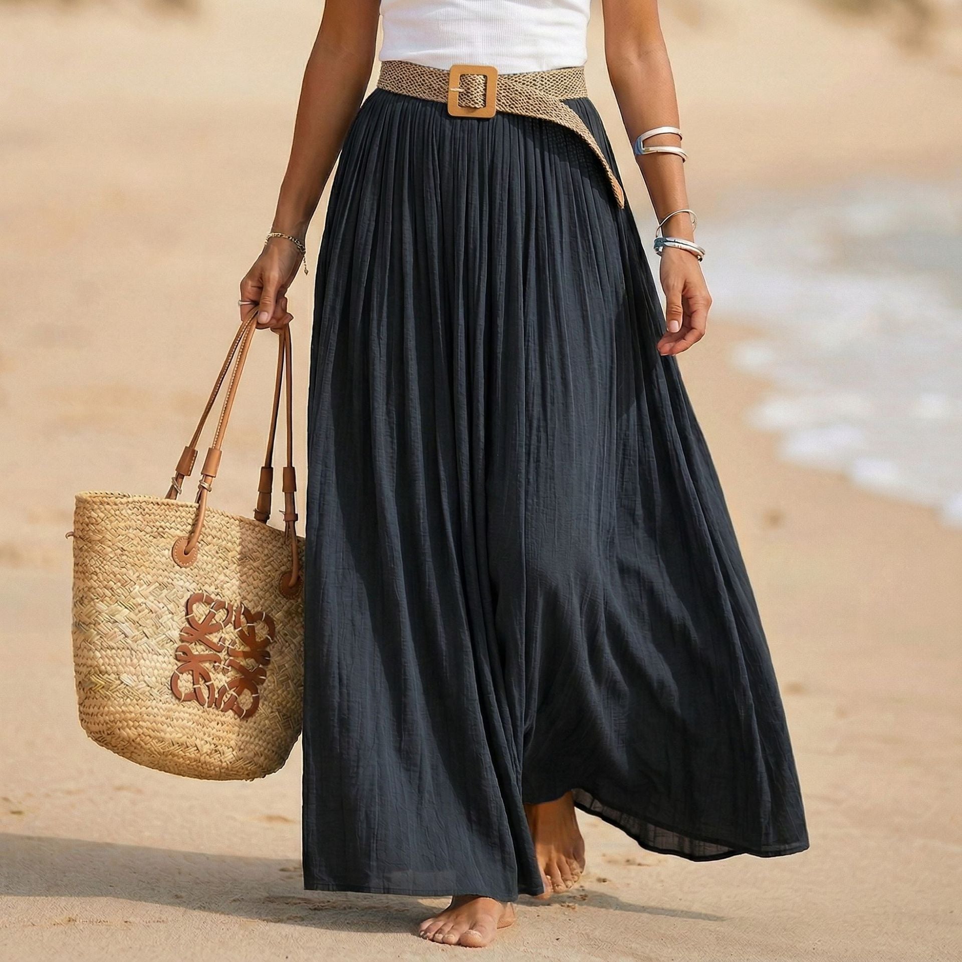 Weites Maxi-Kleid