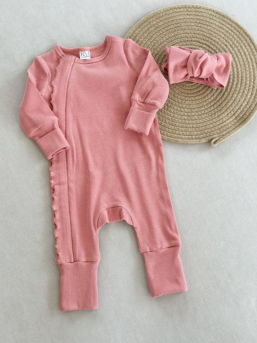 Baby Langarm-Jumpsuit für Frühling und Herbst – Bild 3 | LuxeStyle