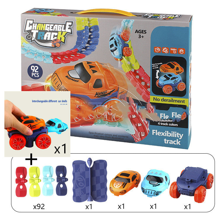 Flexibles Schienenauto-Spielzeugset – Bild 15 | LuxeStyle
