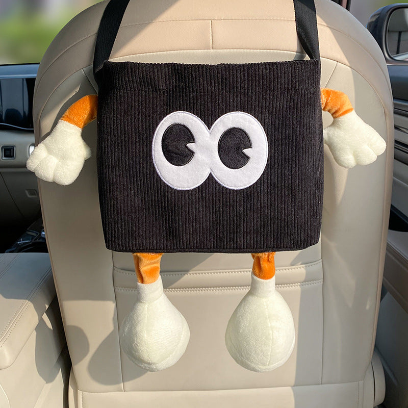 Kombi-Abfalleimer & Papiertuchbox für Auto