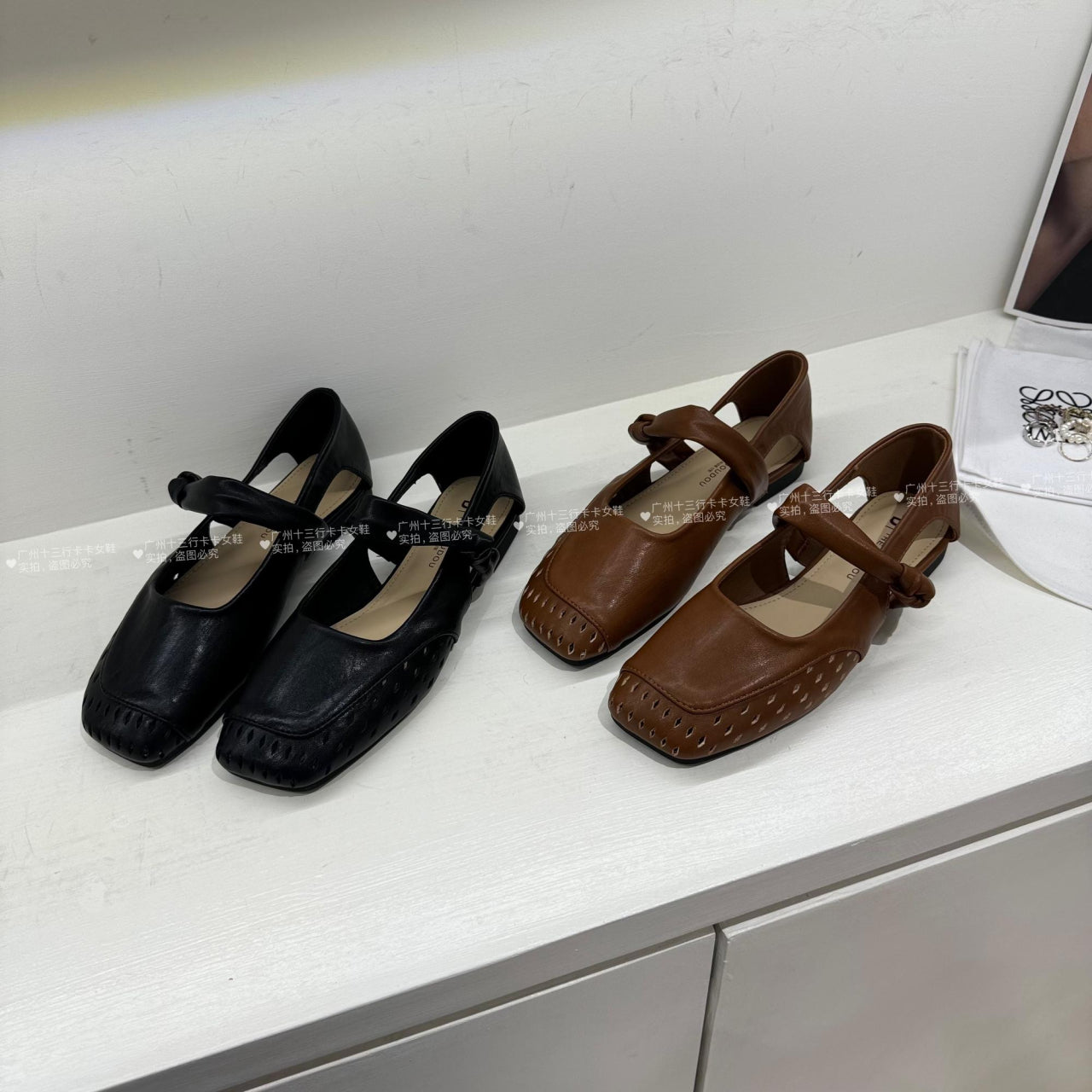 Elegante Mary Jane Sandalen mit eckiger Zehenpartie