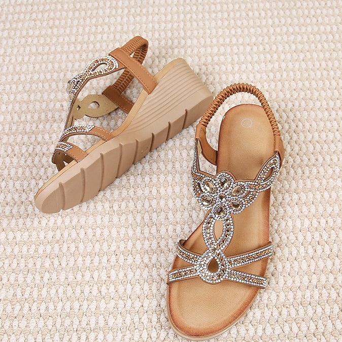 Bohemian Strass-Sandalen im Koreanischen Stil – Bild 8 | LuxeStyle