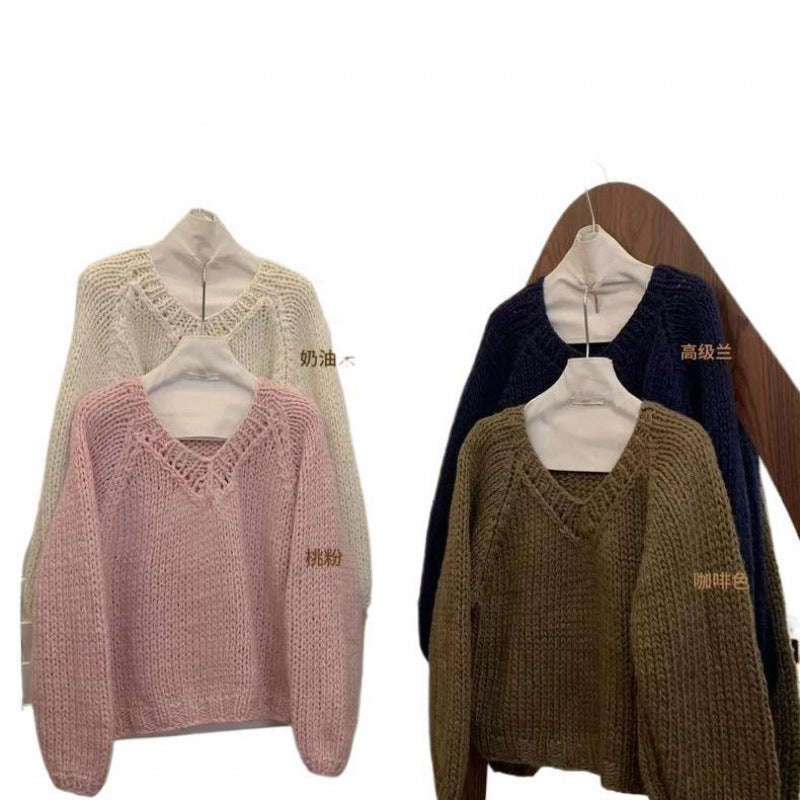 Handgestrickter Pullover