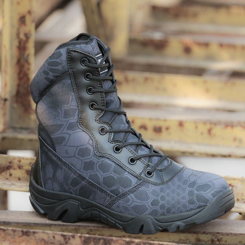 Camo-Python-Stiefel