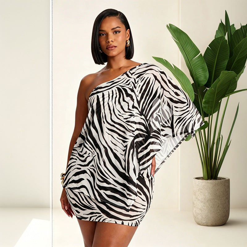Tunika & kurzes Kleid mit Animal-Print – Bild 2 | LuxeStyle