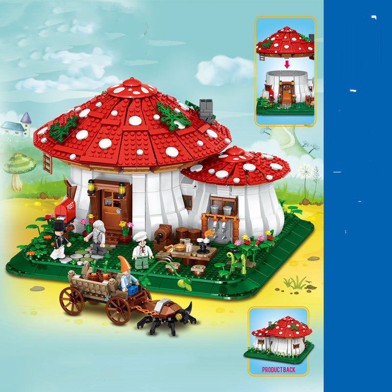 Pilzhaus-Strassenansicht Baustein-Puzzle – Bild 6 | LuxeStyle
