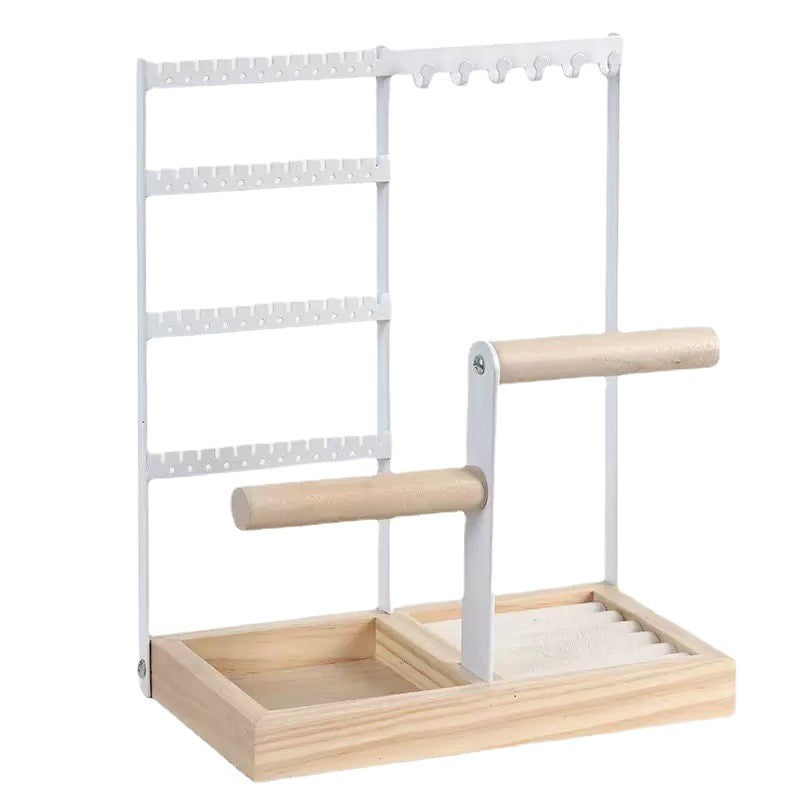 Schmuck-Präsentationstablett aus Massivholz