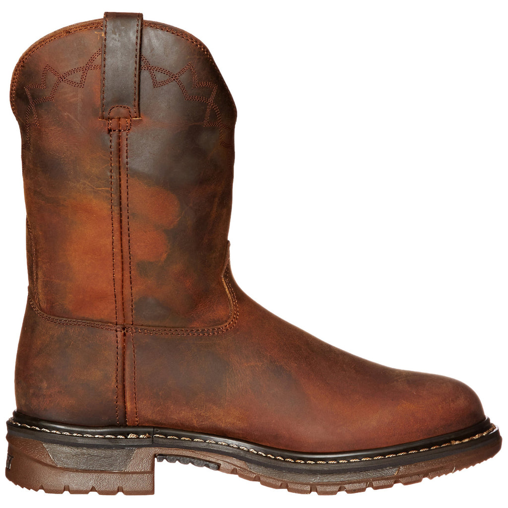 Herren Motorradstiefel mit Rundspitze