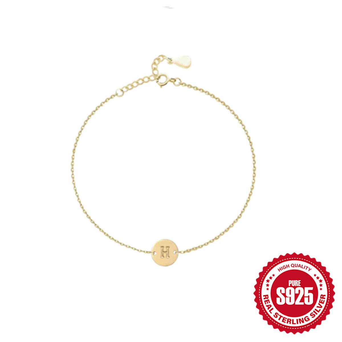 Minimalistisches Armband mit Buchstaben-Gravur – Bild 17 | LuxeStyle