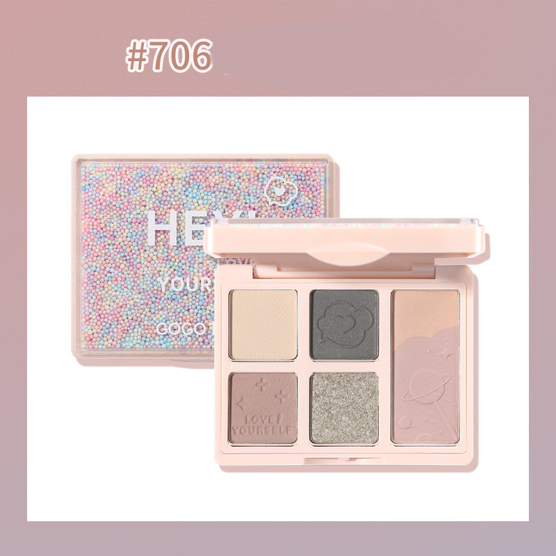6-Farben-Lidschatten-Palette, matt – Bild 2 | LuxeStyle