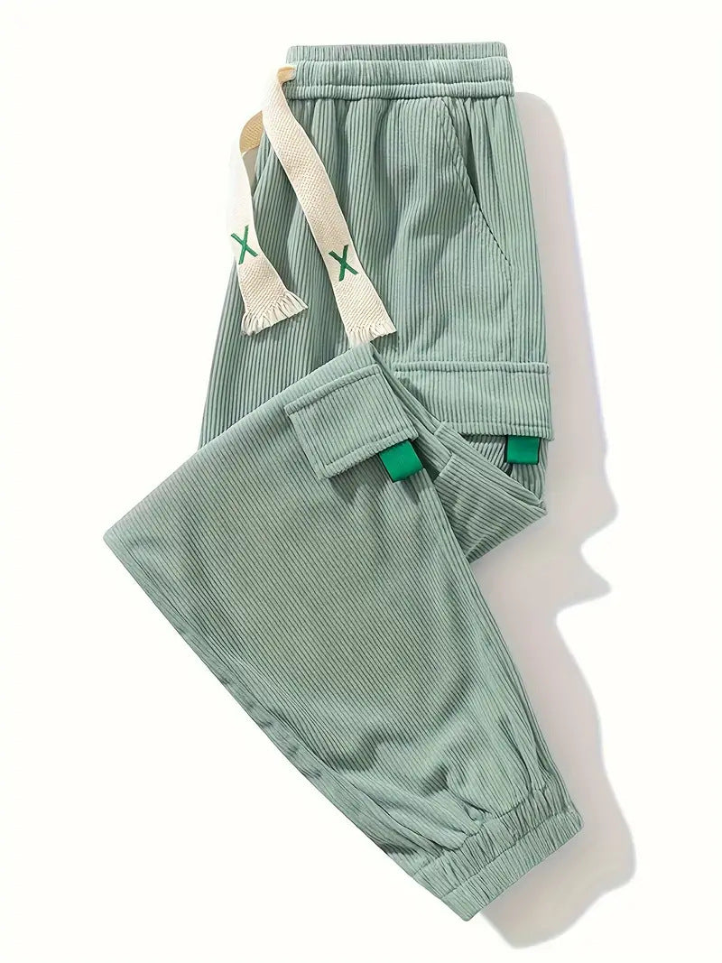 Cordschnurhosen für Herren, plus Grösse