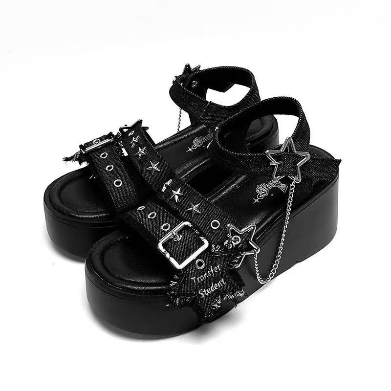 Lazy-Style Outdoor-Sandalen mit Riemenschnallen – Bild 4 | LuxeStyle