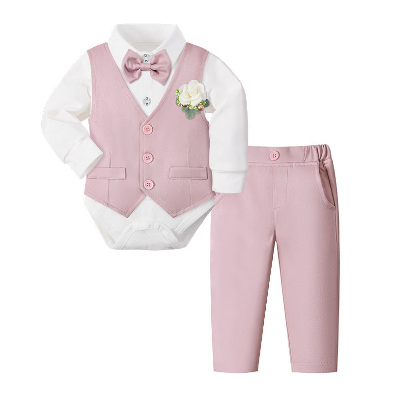 Baby Anzug Set mit Fliege – Bild 6 | LuxeStyle