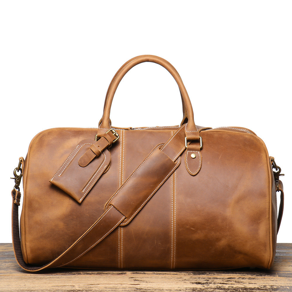 Retro-Reiseledertasche