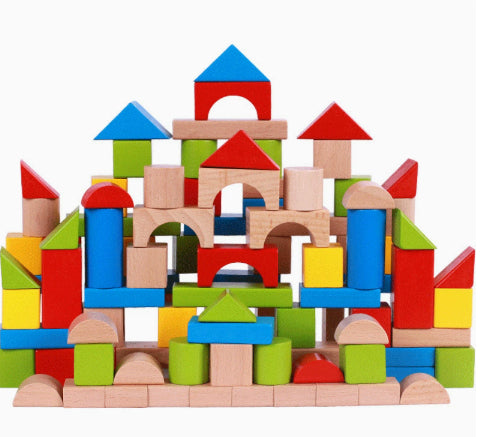 Grosses Holz-Bauklotz-Set für Kinder 4–6 Jahre – Bild 8 | LuxeStyle