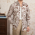 Bogenkragen-Shirt aus Leinen-Viskose – Bild 8 | LuxeStyle