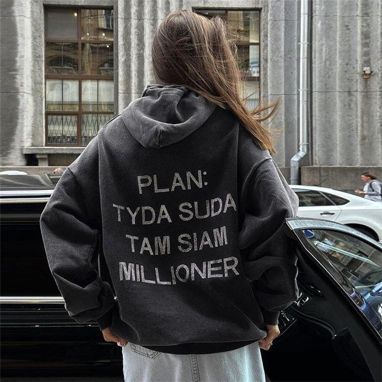 Kapuzenpullover im Streetwear-Stil für Damen