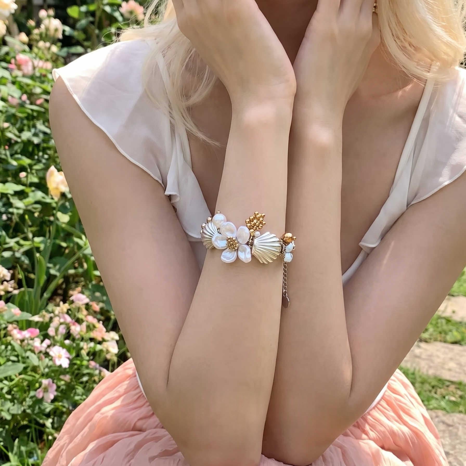 Blumen-Schmuckarmband