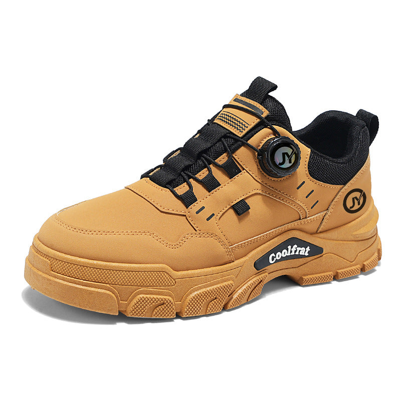 Outdoor Herrenschuhe mit roter Knopf-Details – Bild 5 | LuxeStyle